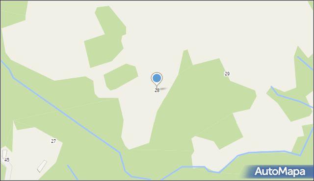 Bujne, Bujne, 28, mapa Bujne