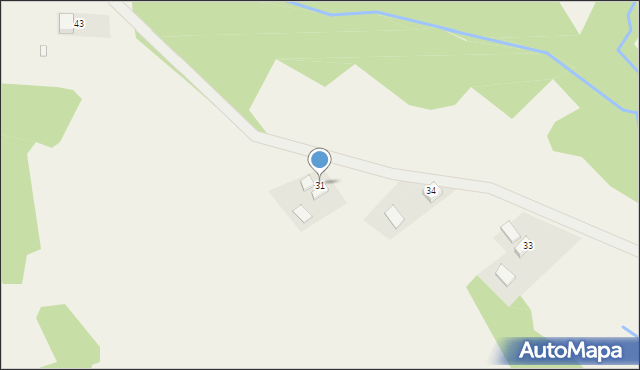 Bujne, Bujne, 31, mapa Bujne