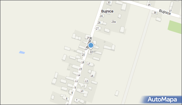 Bujnice, Bujnice, 22, mapa Bujnice