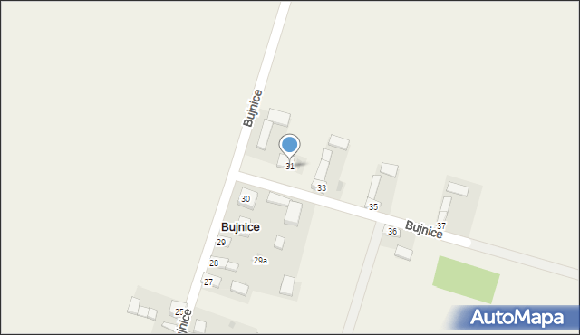 Bujnice, Bujnice, 31, mapa Bujnice