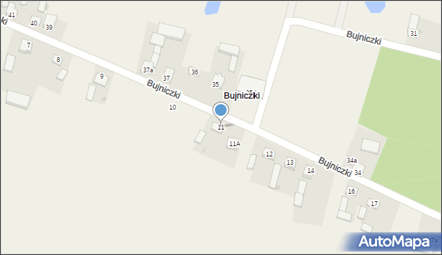 Bujniczki, Bujniczki, 11, mapa Bujniczki