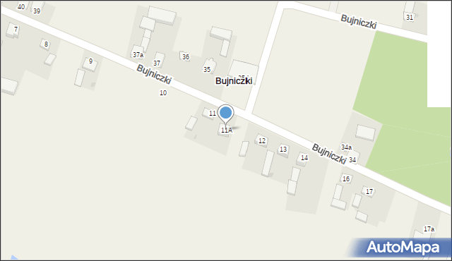 Bujniczki, Bujniczki, 11A, mapa Bujniczki