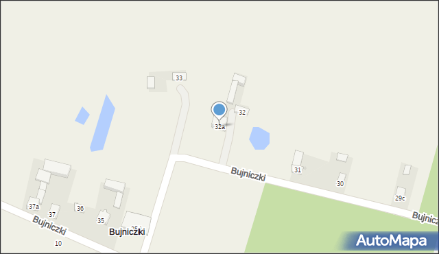 Bujniczki, Bujniczki, 32a, mapa Bujniczki