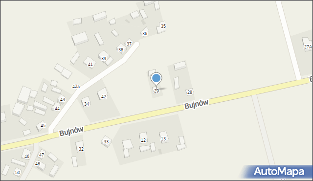 Bujnów, Bujnów, 29, mapa Bujnów