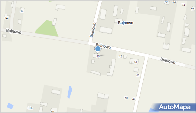 Bujnowo, Bujnowo, 40, mapa Bujnowo