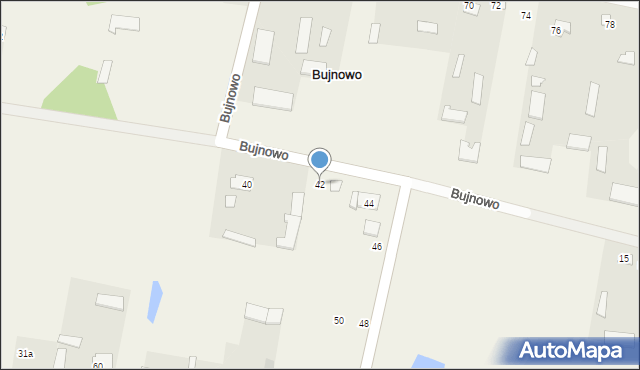 Bujnowo, Bujnowo, 42, mapa Bujnowo