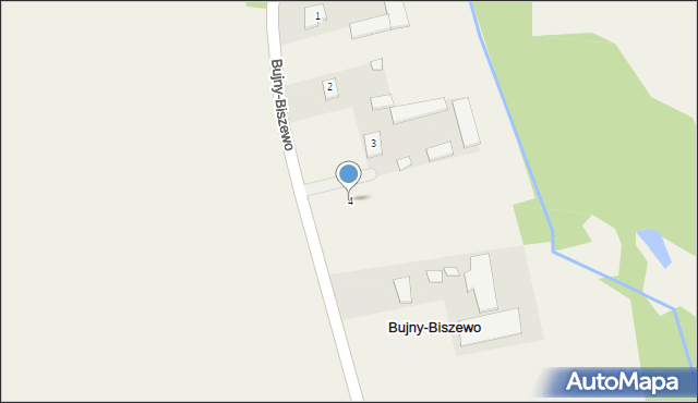 Bujny-Biszewo, Bujny-Biszewo, 4, mapa Bujny-Biszewo