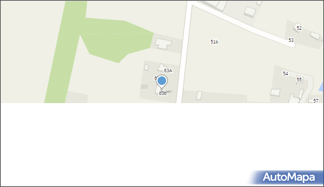 Bujny Szlacheckie, Bujny Szlacheckie, 63b, mapa Bujny Szlacheckie