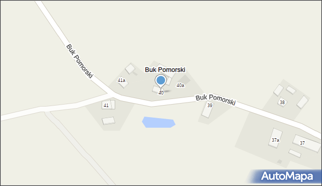 Buk Pomorski, Buk Pomorski, 40, mapa Buk Pomorski