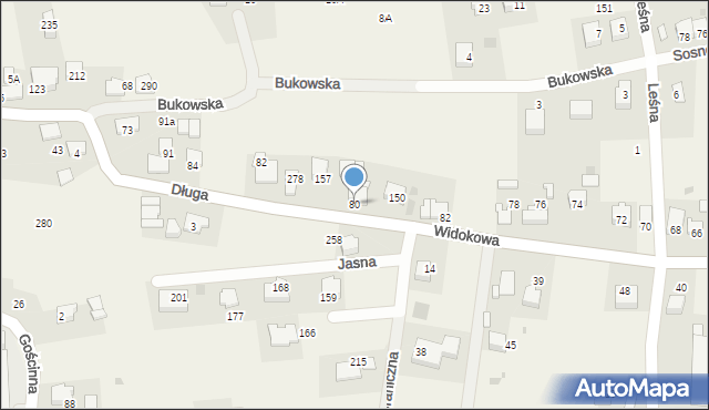 Buków, Buków, 80, mapa Buków