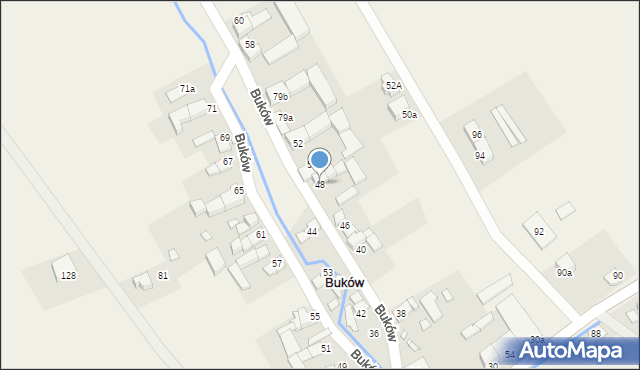 Buków, Buków, 48, mapa Buków