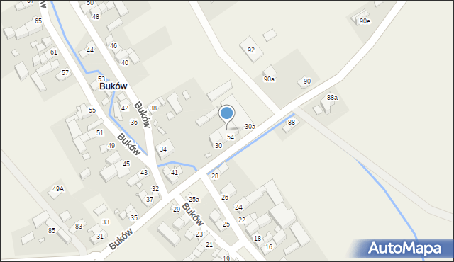 Buków, Buków, 56, mapa Buków