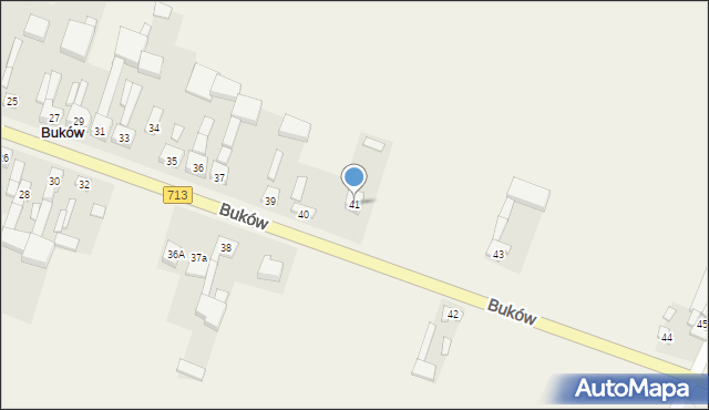 Buków, Buków, 41, mapa Buków