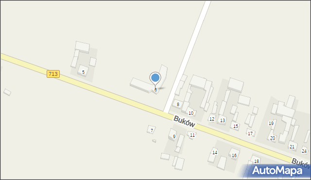 Buków, Buków, 6, mapa Buków