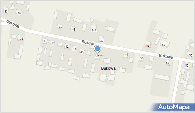 Bukowa, Bukowa, 46, mapa Bukowa