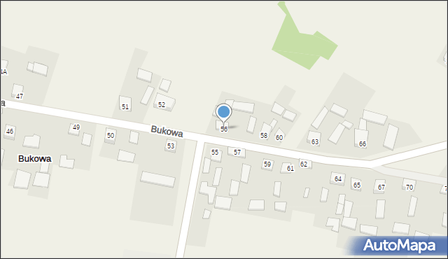 Bukowa, Bukowa, 56, mapa Bukowa