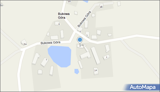 Bukowa Góra, Bukowa Góra, 2, mapa Bukowa Góra