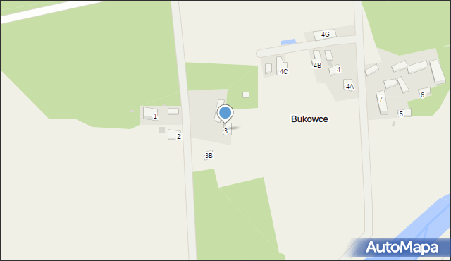 Bukowce, Bukowce, 3, mapa Bukowce