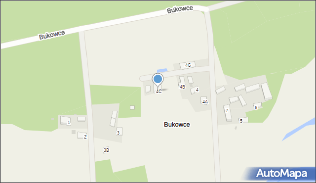 Bukowce, Bukowce, 4C, mapa Bukowce