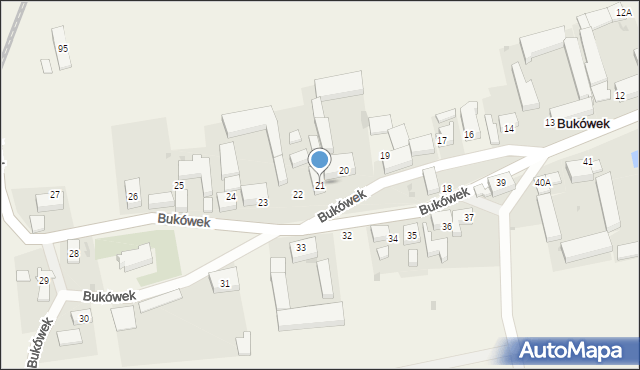 Bukówek, Bukówek, 21, mapa Bukówek