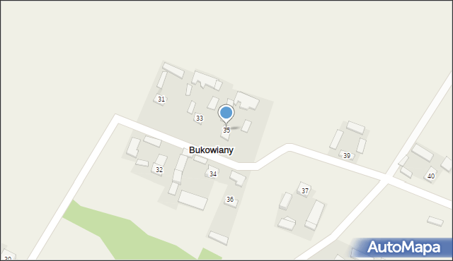 Bukowiany, Bukowiany, 35, mapa Bukowiany