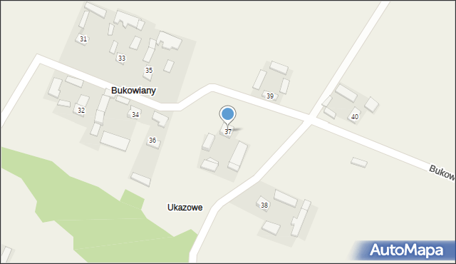 Bukowiany, Bukowiany, 37, mapa Bukowiany