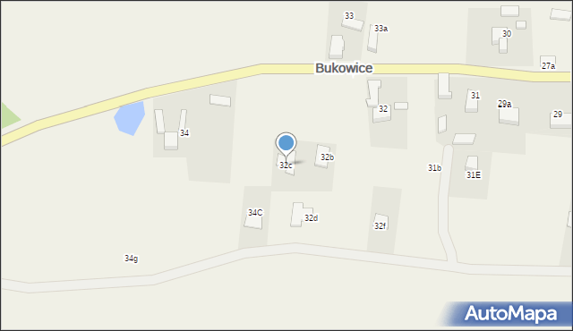 Bukowice, Bukowice, 32c, mapa Bukowice