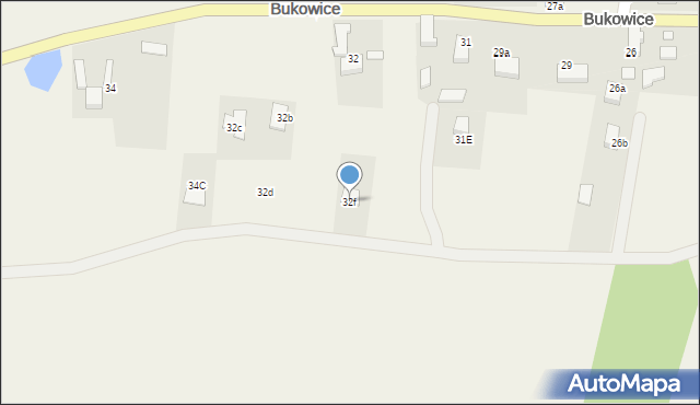 Bukowice, Bukowice, 32f, mapa Bukowice