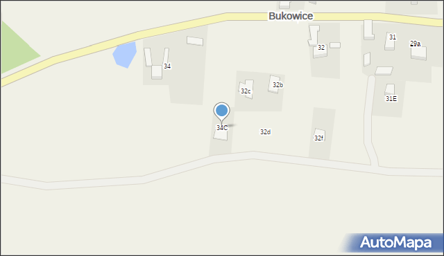 Bukowice, Bukowice, 34C, mapa Bukowice