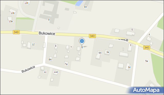 Bukowice, Bukowice, 6, mapa Bukowice