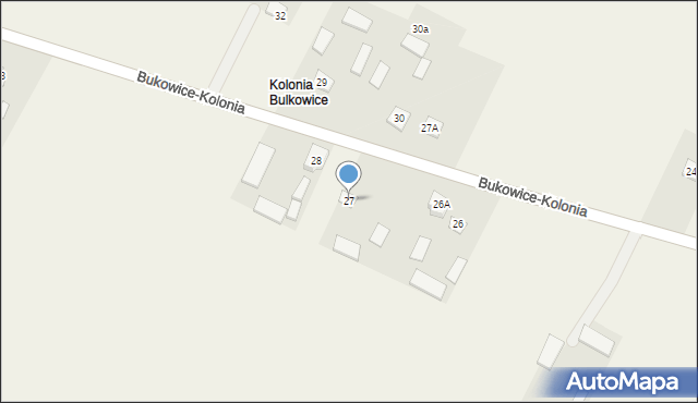 Bukowice-Kolonia, Bukowice-Kolonia, 27, mapa Bukowice-Kolonia