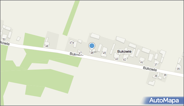 Bukowie, Bukowie, 46, mapa Bukowie