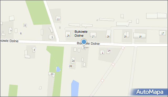 Bukowie Dolne, Bukowie Dolne, 2, mapa Bukowie Dolne