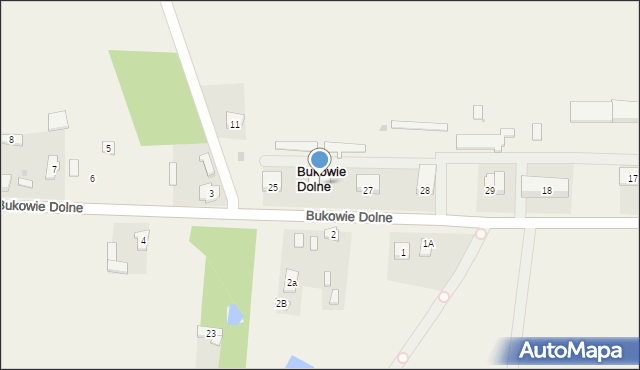 Bukowie Dolne, Bukowie Dolne, 31, mapa Bukowie Dolne