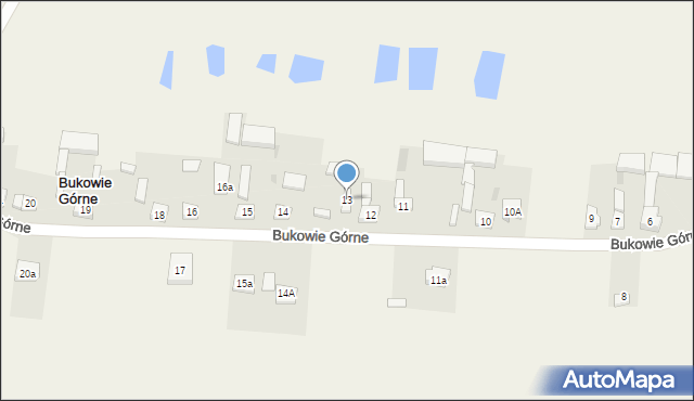 Bukowie Górne, Bukowie Górne, 13, mapa Bukowie Górne