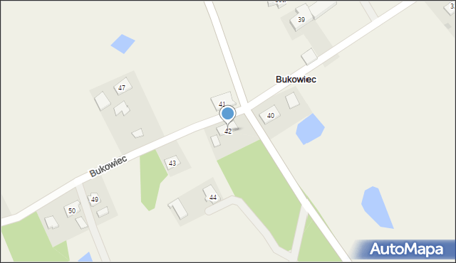 Bukowiec, Bukowiec, 42, mapa Bukowiec