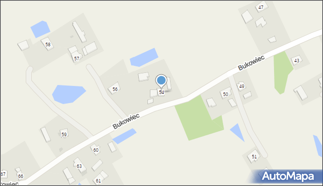 Bukowiec, Bukowiec, 54, mapa Bukowiec