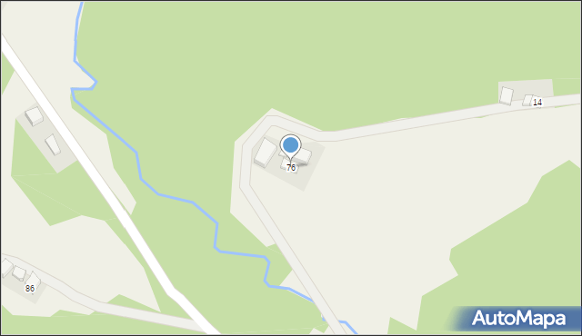 Bukowiec, Bukowiec, 76, mapa Bukowiec
