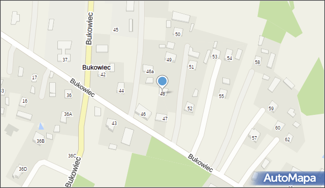 Bukowiec, Bukowiec, 48, mapa Bukowiec