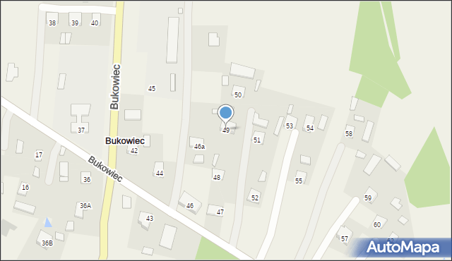 Bukowiec, Bukowiec, 49, mapa Bukowiec