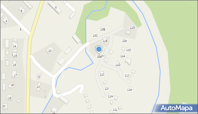 Bukowiec, Bukowiec, 10A, mapa Bukowiec