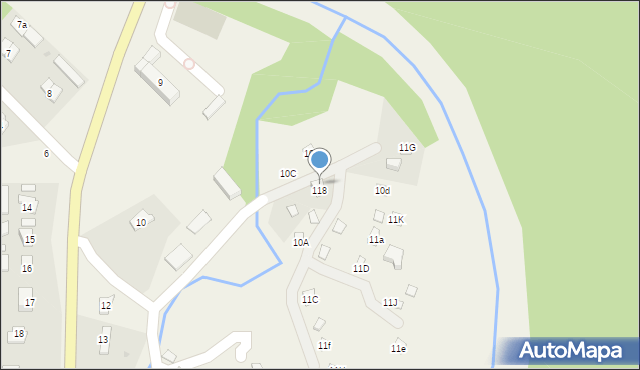 Bukowiec, Bukowiec, 11B, mapa Bukowiec