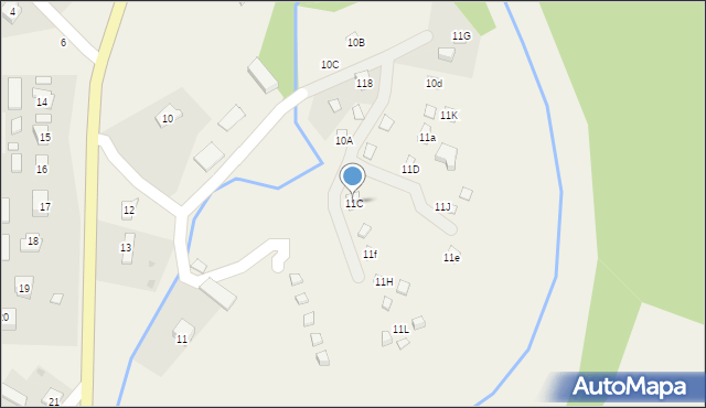 Bukowiec, Bukowiec, 11C, mapa Bukowiec