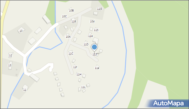 Bukowiec, Bukowiec, 11J, mapa Bukowiec