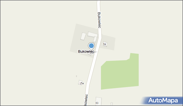 Bukowiec, Bukowiec, 15b, mapa Bukowiec