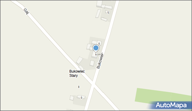 Bukowiec, Bukowiec, 7, mapa Bukowiec