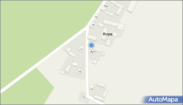 Bukowiec, Bukowiec, 76, mapa Bukowiec