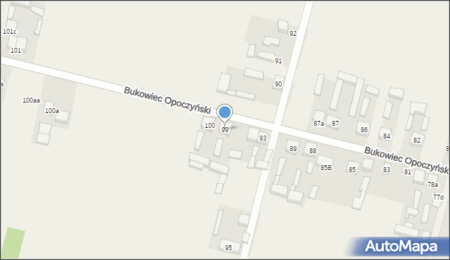 Bukowiec Opoczyński, Bukowiec Opoczyński, 99, mapa Bukowiec Opoczyński