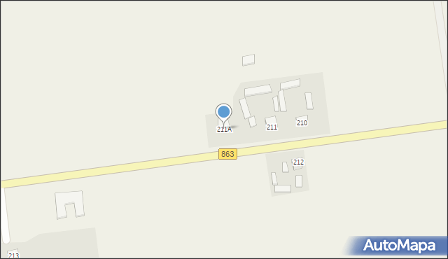 Bukowina, Bukowina, 211A, mapa Bukowina