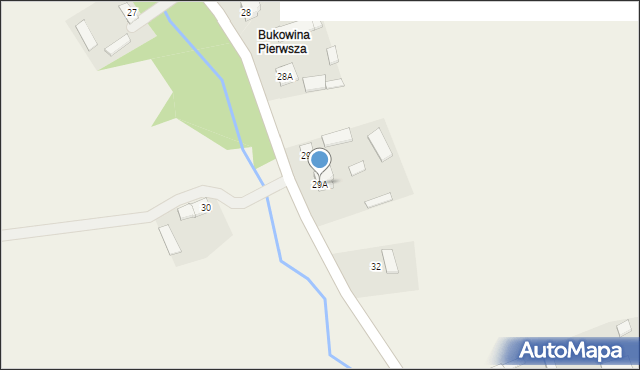 Bukowina, Bukowina, 29A, mapa Bukowina